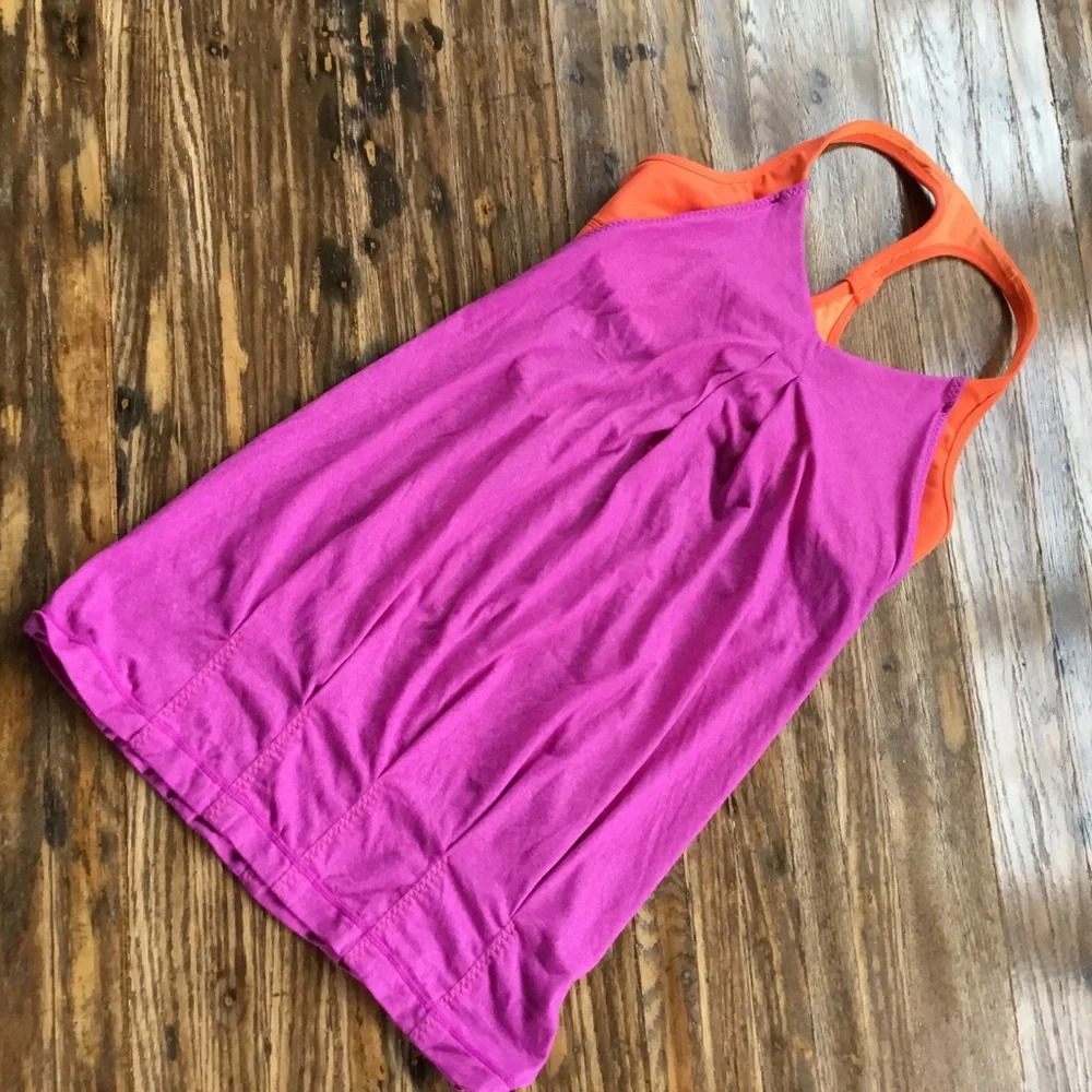Lululemon Practice Freely Tank
Heathered Ultra Violet / Dazzling SZ 8 EUC - Picture 6 of 11